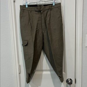 Men's Olive German Knie  Trachten Pants